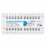 Caso de Brackets Metálico Roth, MBT e Edgewise